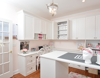 Custom home office design in Essex County, NJ and Bergen County, NJ.